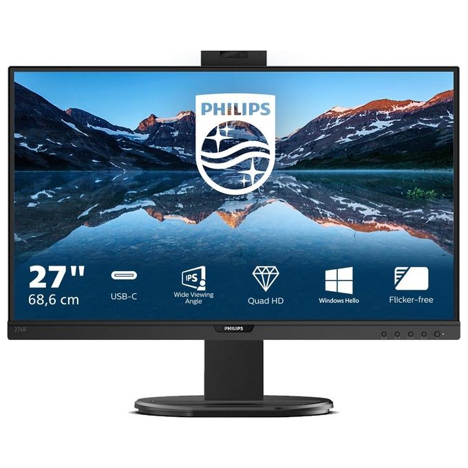 Philips Monitor 27'' B Line 276B9H - 00 LED 2560 x 1440 Pixel Quad HD Tempo di Risposta 4 ms