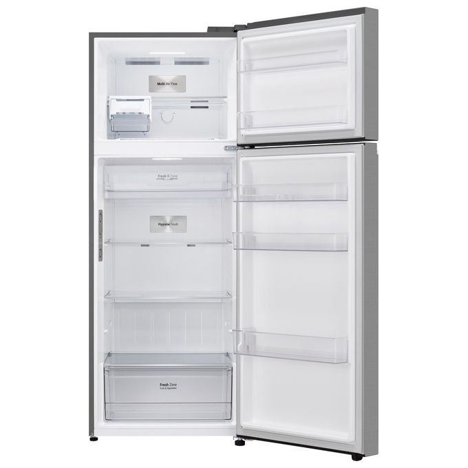 LG GTBV44PYBK - Frigorifero Doppia Porta 438 L, Total No Frost, (178 × 70 × 73 cm), Inox
