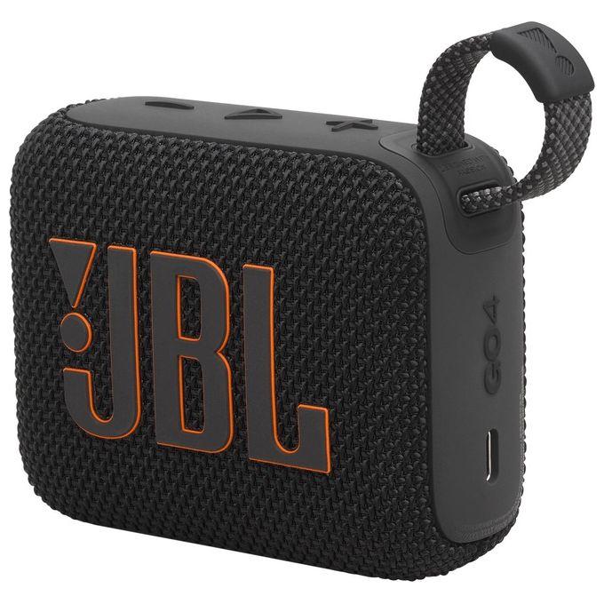 JBL GO 4 Speaker Bluetooth Portatile Altoparlante Wireless con Design Compatto Waterproof e Resistenza alla Polvere IP67 fino a 7 h di Autonomia USB Compatibile con App Portable Nero