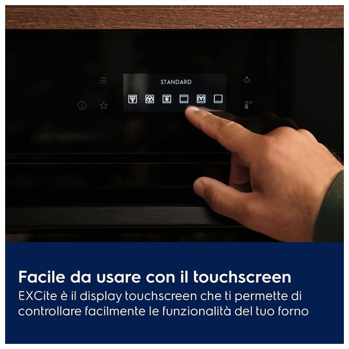 Electrolux KVLBE08X Serie 800 Forno a microonde da incasso Combinato 43 L 1000 W Grill Multifunzione (45x60x57 cm) colore Inox