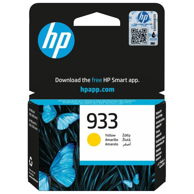 HP 933 Cartuccia d'Inchiostro Originale Resa Standard Giallo