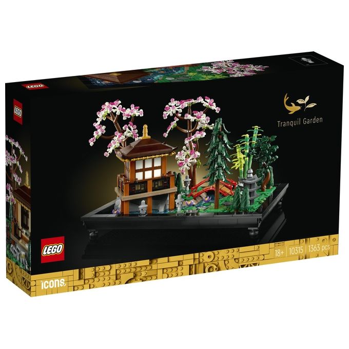 LEGO Icons 10315 Il Giardino Tranquillo, Kit Giardino Botanico Zen per Adulti con Fiori di Loto, Regalo per Donna e Uomo