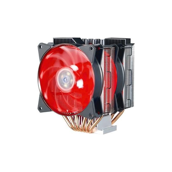 Cooler Master MasterAir MA621P TR4 Edition Ventola Esclusiva AMD TR4 2x MasterFan MF120R RGB 600-1800RPM 6 Heatpipes Wired RGB Controller