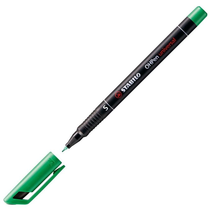 Marcatore - STABILO OHPen universal Permanente- Tratto Superfine (0,4 mm) - Astuccio da 4 - Colori assortiti