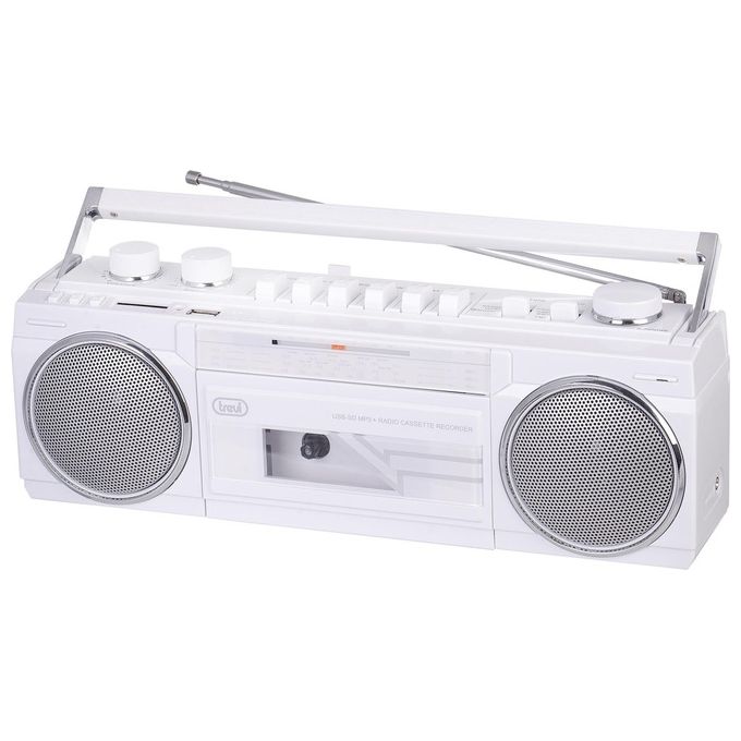 Trevi RR 501 BT Radio Portatile Bianco