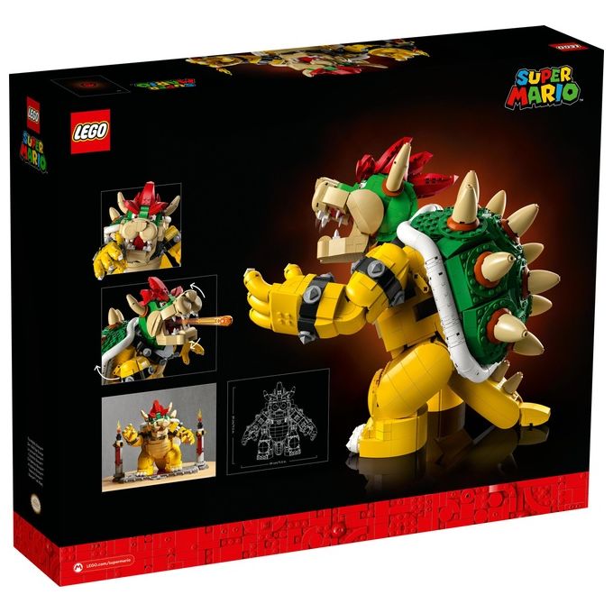 LEGO Super Mario 71411 Il Potente Bowser, Kit di Costruzioni per Adulti, Idee Regalo, Personaggio Snodabile 3D da Collezione