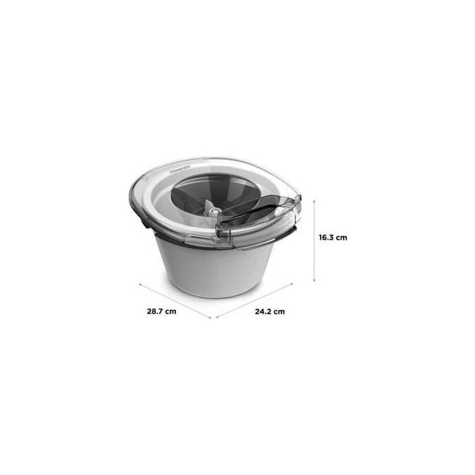 Kenwood Glacier KAX71.000WH Dispositivo Gelatiera per Robot da Cucina Adatto a Chef Stand Mixer Ciotola 1L Plastica Bianco