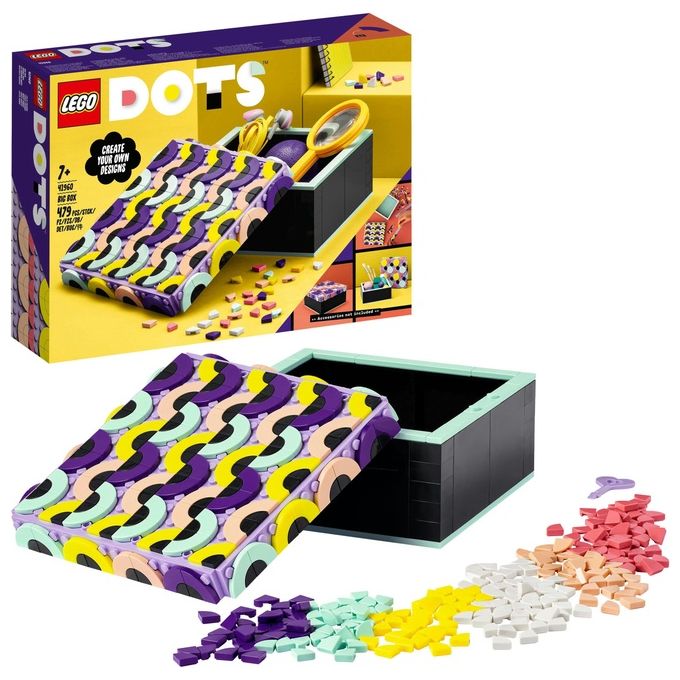 LEGO Dots My Big Box Set Creativo per Realizzare Gioielli e Decorazioni Personalizzate