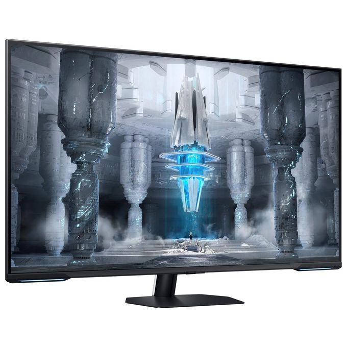 Samsung Monitor Gaming Odyssey Neo G7 (S43CG700), Flat, 43'', 3840x2160 (UHD), Piattaforma Smart TV, HDR10+, VA, 144Hz, 1ms, Freesync Premium PRO, HDMI, Display Port, USB, WiFi, Bluetooth, Casse