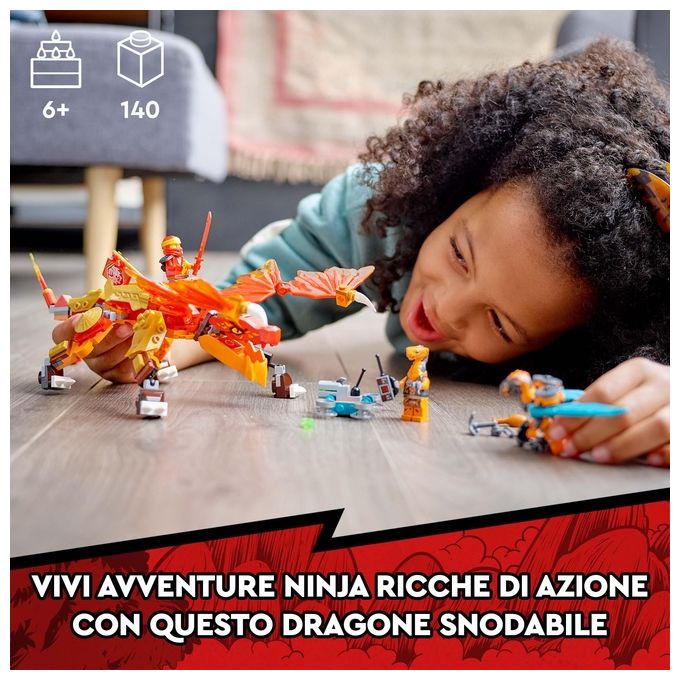 LEGO Ninjago Dragone del Fuoco di Kai Evolution