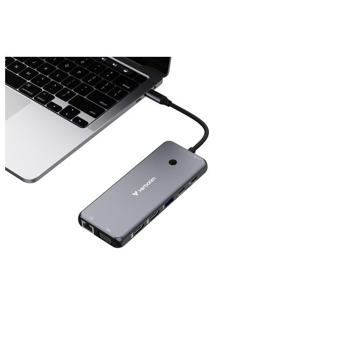 Verbatim CMH-14 Multiport Hub 14 Porte USB tipo-C 5000 Mbit-s Argento