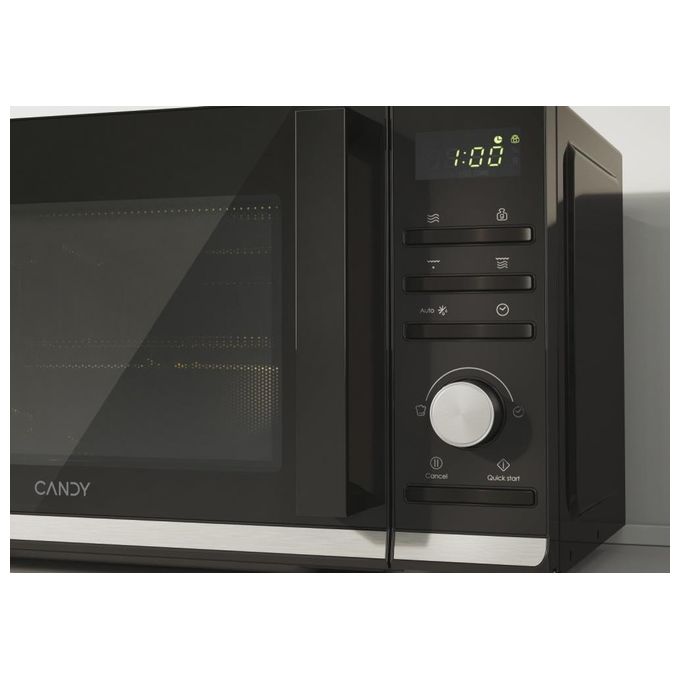 Candy Microonde con grill, 20L, 700W, nero, superficie piana, CMGA20TNDB