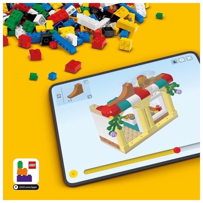 LEGO Creator 3in1 31141 Strada Principale, Grattacielo Art Déco o Strada del Mercato, Kit Modellismo per Costruzioni Creative