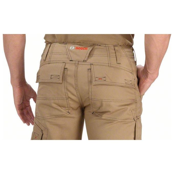 Bosch Pantalone con Ginocchiere Wkt05 Beige Taglia L V82-50