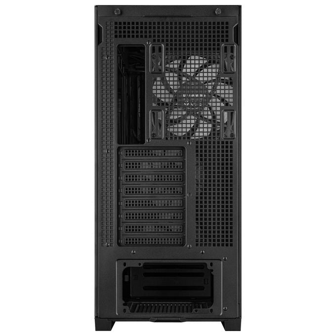 ASUS TUF GAMING GT302 TG ARGB Black Case Gaming E-ATX Mid Tower Pannelli Laterali intercambiabili Mesh Vetro Temperato 4 ventole ARGB preinstallate da 140 x 28 mm Nero