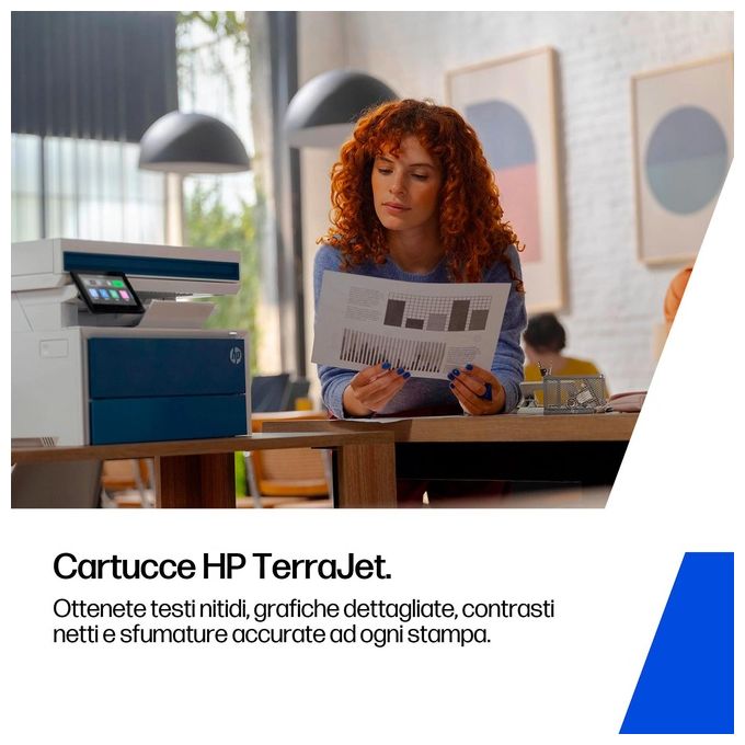 HP 213X Cartuccia Toner Originale HP TerraJet Rendimento 18000 Pagine Compatibile con LaserJet Enterprise 5700 5800 6700 6800 Serie colore Nero