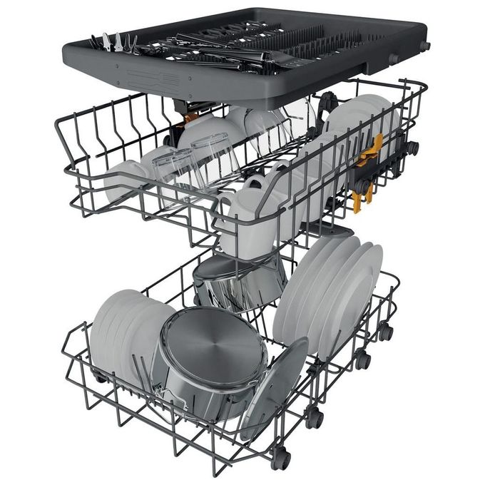 Whirlpool WH4FD11CS7A0X Lavastoviglie Libera Installazione 11 coperti Classe D 6° Senso NaturalDry Aquastop (85x45x59 cm) colore Inox