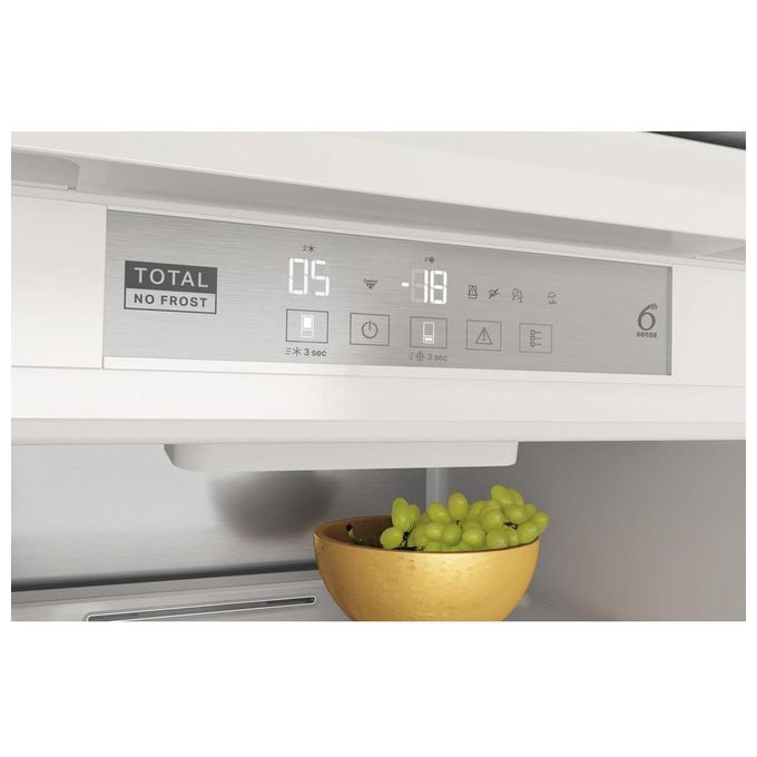 Whirlpool WHC18T574P Frigorifero Combinato da Incasso 250 L 177 cm Classe C 32 dB Total No Frost 6° Senso colore Bianco