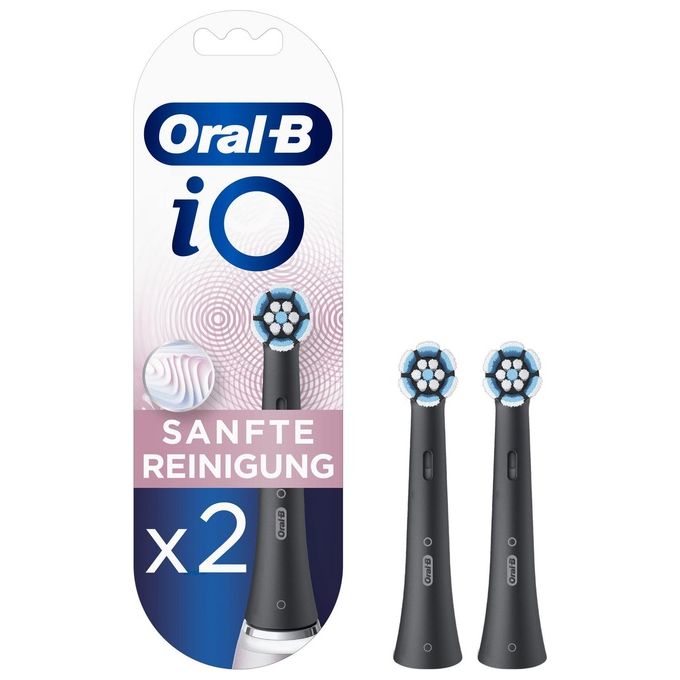 Braun Oral B Ricambio Spazzolino Elettrico Io Series Gentle Care Black Gentle Care