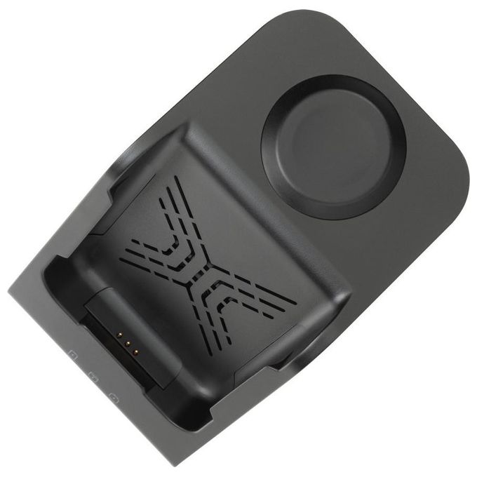 Rivacase VA4917 Caricabatterie Wireless Qi 15W con Batteria Esterna con Funzione di Ricarica Rapida Qc-Pd 5000 Mah