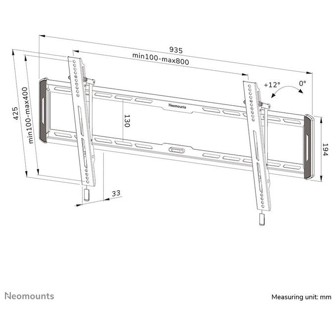 Neomounts by Newstar Supporto a Parete Wl35-550bl18