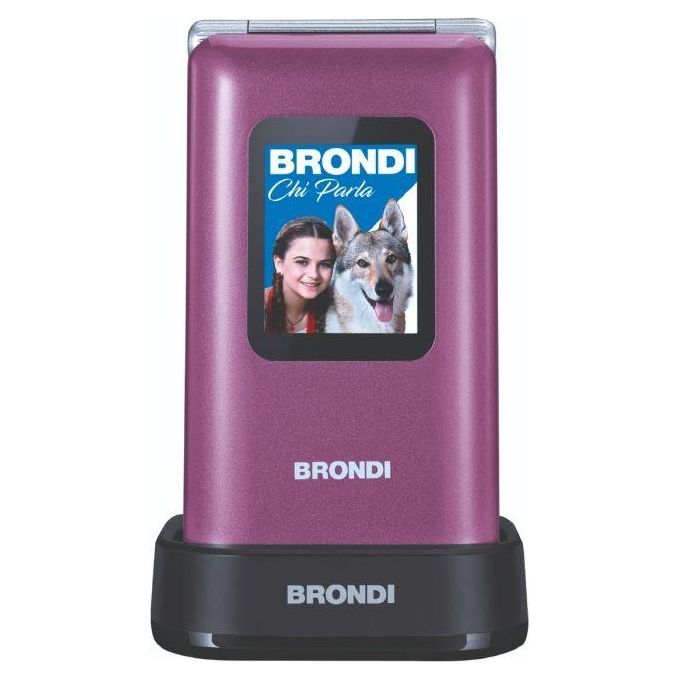 Brondi Telefono Cellulare Amico Prezioso 2.8 2 Sim Violet