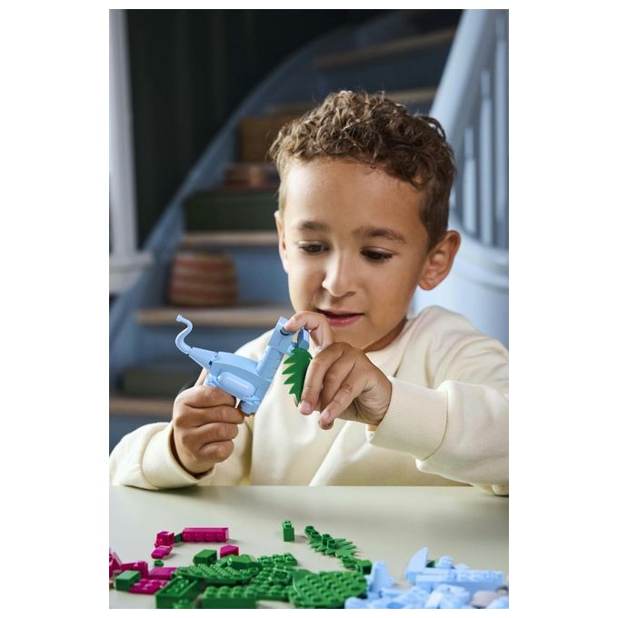 LEGO 11041 Dinosauri Creativi Set di Costruzioni con 450 Pezzi per Bambini 5+ Anni con T. rex Triceratopo Pterosauro Brontosauro e Cucciolo nell'uovo colore Multicolore