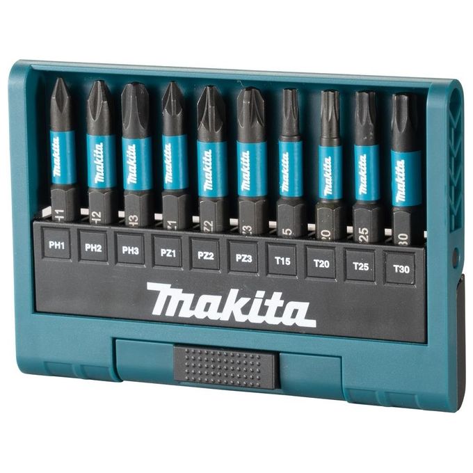 Makita E-12011 Set di 10 Punte Impact Black