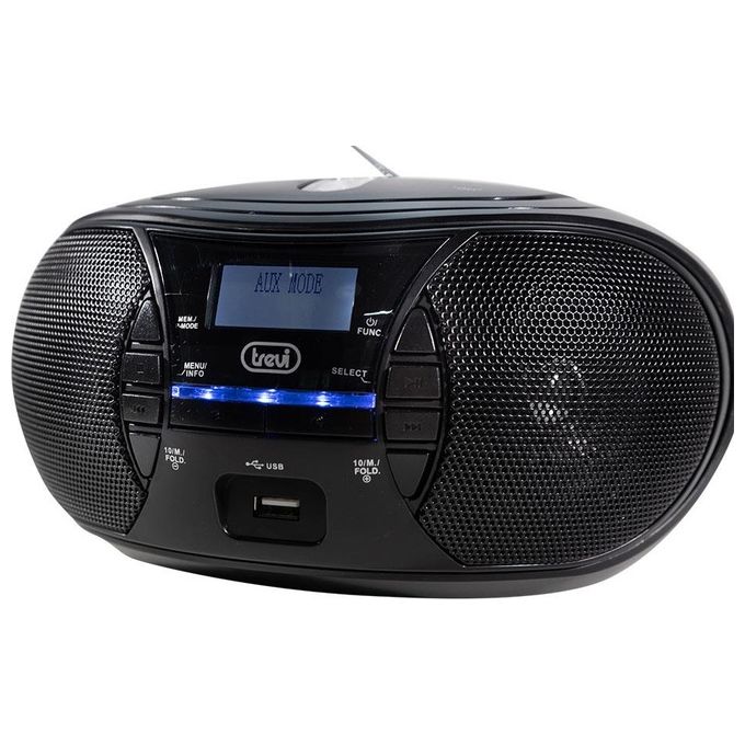 Trevi CMP 581 DAB Stereo Portatile con Radio DAB Usb Cd Mp3
