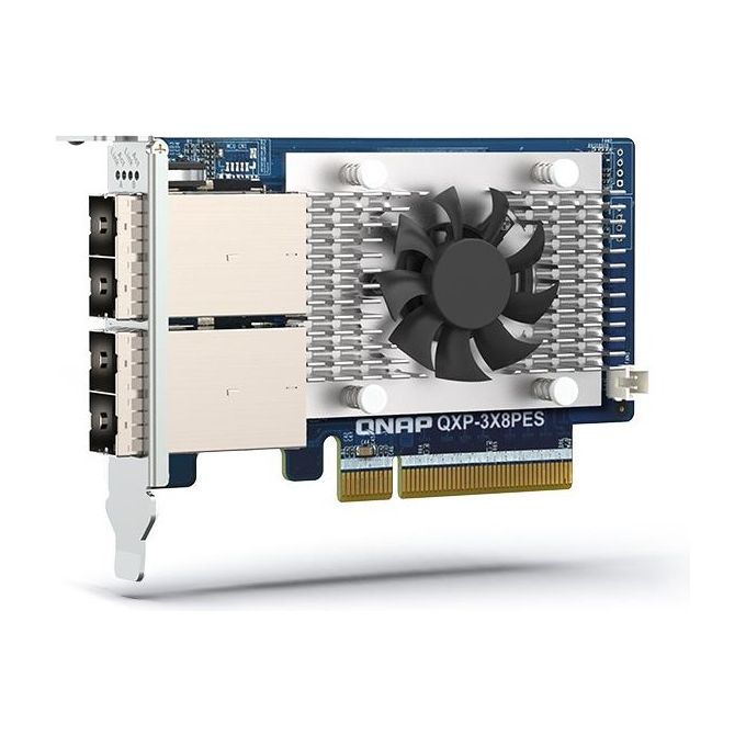 Qnap QXP-3X8PES Scheda di Rete e Adattatore Interno 64000 Mbit-s