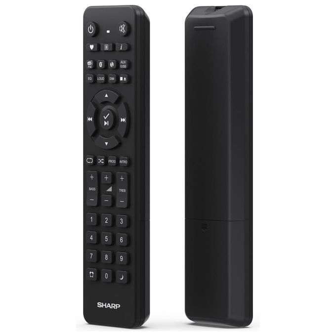 Sharp ALL-IN-ONE HI-FI Sound System Microsistema Audio per la Casa 100W Marrone