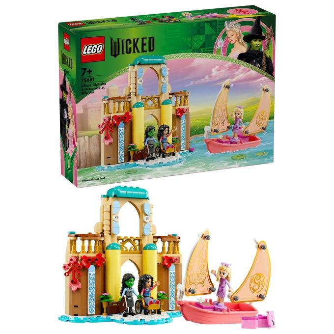 LEGO Wicked Glinda Elphaba e Nessarose all'Universita' di Shiz