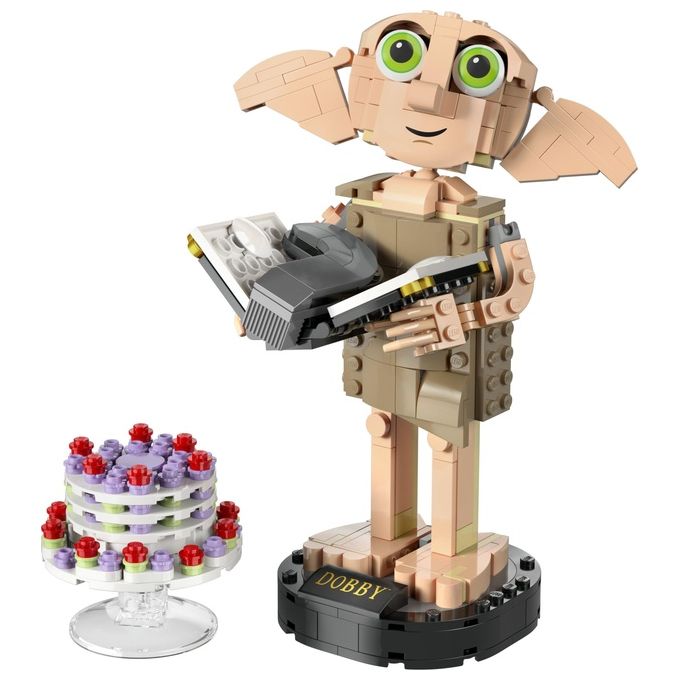 LEGO Harry Potter 76421 Dobby l'Elfo Domestico, Modello Snodabile di Personaggio Iconico, Gioco da Collezione, Regalo 8+ Anni