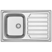 Apell VE861IRBC Lavello da Incasso 1 Vasca con Gocciolatoio a Destra 86 x 50 cm Acciaio Inox Serie Venezia