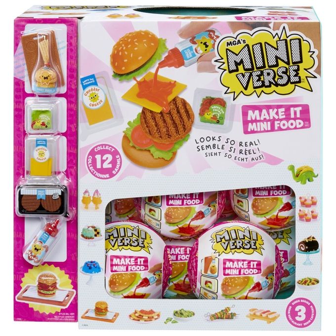 Mga Playset Make It Mini Foods Miniverse Assortito