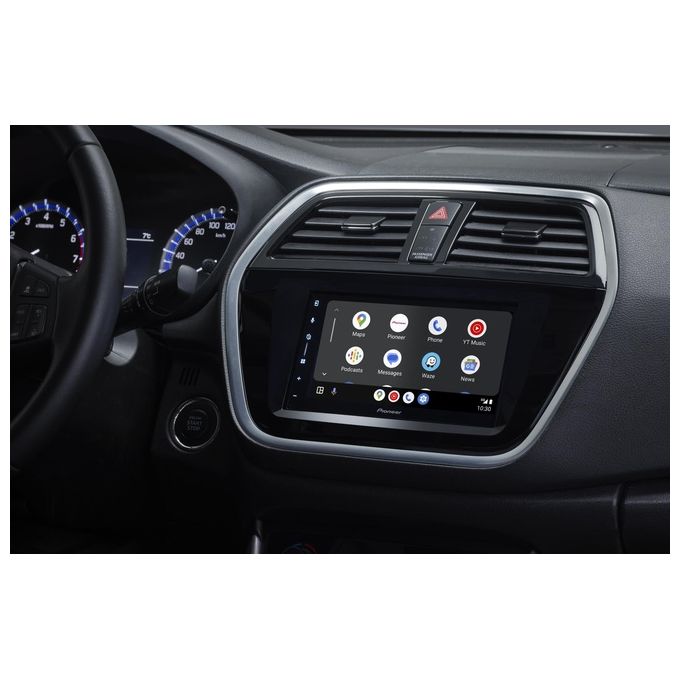 Pioneer SPH-DA77DAB Media center 2DIN pannello touch capacitivo da 6.8'' con Wi-Fi Bluetooth Apple CarPlay Android Auto e DAB equalizzatore grafico a 13 bande