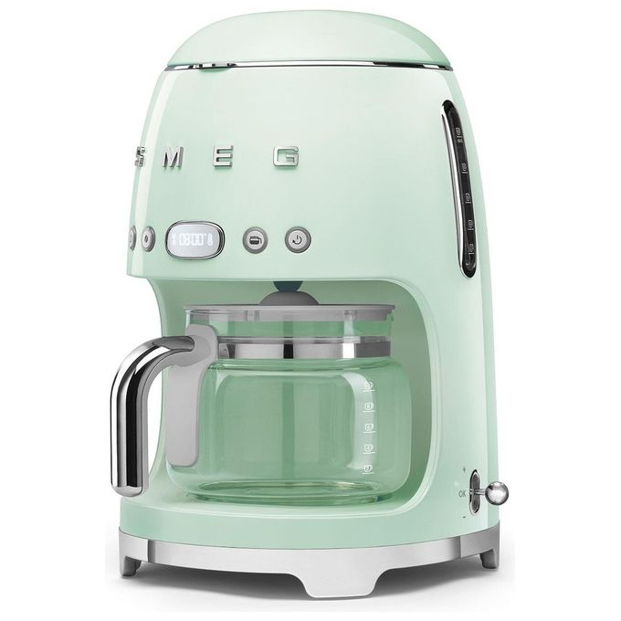 Smeg DCF02PGEU Macchina per Caffe' Automatica con Filtro 1.4 Litri Verde Acqua