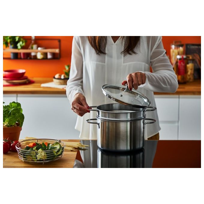 Lagostina 010166020922 Pastaevapore 22cm Speciali Acciaio