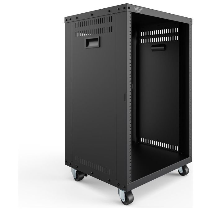 DIGITUS rack universale per apparecchiature da 19 pollici con rotelle 16uh