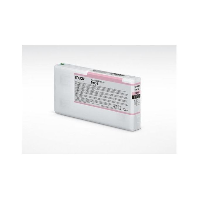 Epson C13T91360N Cartuccia d'Inchiostro Magenta Chiaro 200ml