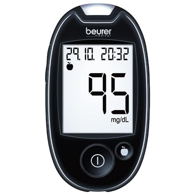 Beurer Gl 44 Misuratore di Glucosio 5 S 0.6 µL Nero