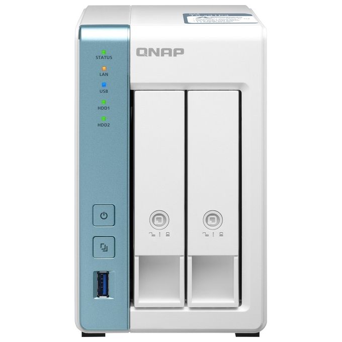 Qnap TS-231P3 AL314 Collegamento Ethernet Lan Tower Bianco Nas