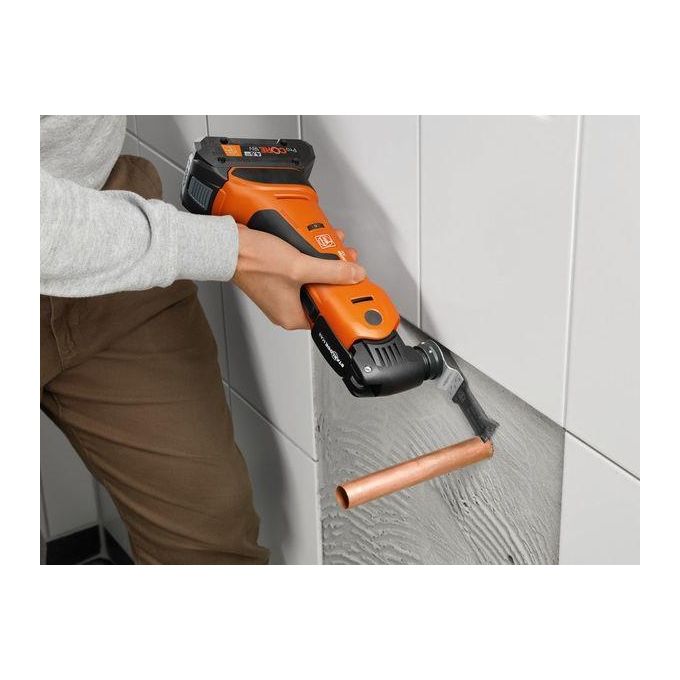 Fein Multimaster AMM 700 Max Top AS Utensile Multifunzione con 60 Accessori per Taglio Batteria 18V