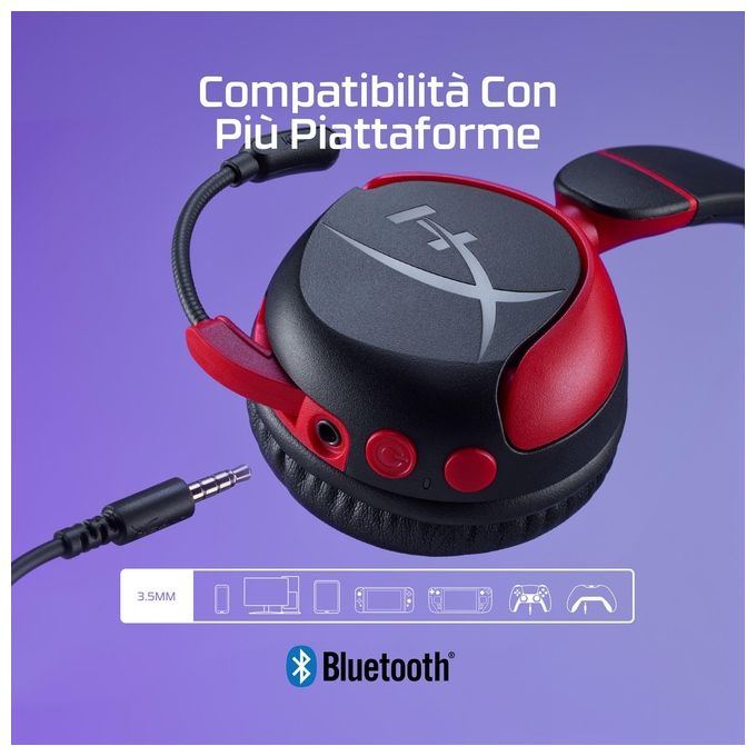 Hyperx Cloud Mini Wireless Gaming Headset Nero