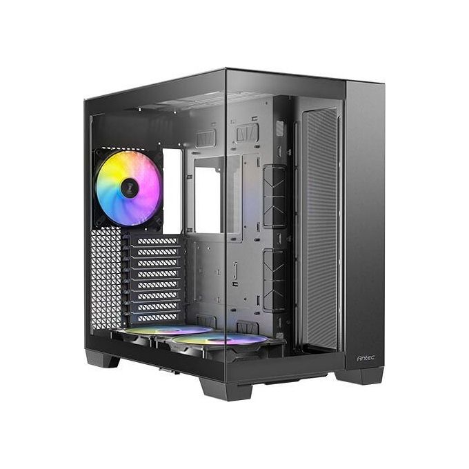 Antec C8 Argb 2 Ventole Tqr da 160 Mm e 1 Tq 140 Mm Argb Pwm Incluse Layout a Doppia Camera Tipo C Supporto Radiatore da 360 Mm Pannelli Frontali e Laterali Tg Senza Cuciture Compatibile Rtx 40