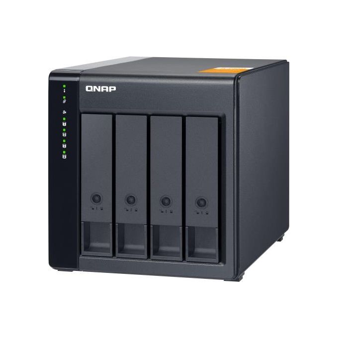 Qnap TL-D400S Contenitore di Unita' Di Archiviazione 2,5-3,5'' Enclosure Hdd-Ssd Nero-Grigio