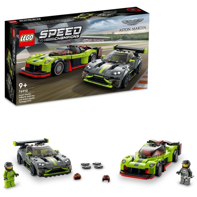 LEGO Speed Champion Aston Martin Valkyrie AMR Pro e Aston Martin Vanta
