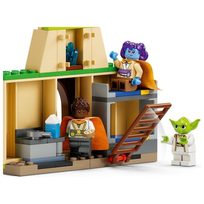 LEGO Star Wars 75358 – Tempio Jedi su Tenoo, Set da Costruzione 124 Pezzi con Maestro Yoda, Lys Solay, Kai Brightstar, Droide T-10 e Speeder Bike, Eta' 4+