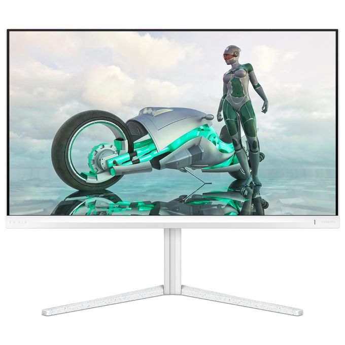 Philips Evnia 27M2N3201A Monitor da gioco Full HD da 27 pollici 180 Hz 05 ms FreeSync Prem. G-Sync Comp. HDR10 (1920x1080 2x HDMI DisplayPort) bianco