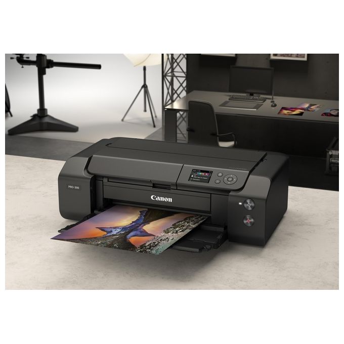 Canon imagePROGRAF Pro-300 Stampante Fotografica a Getto d'Inchiostro Nero